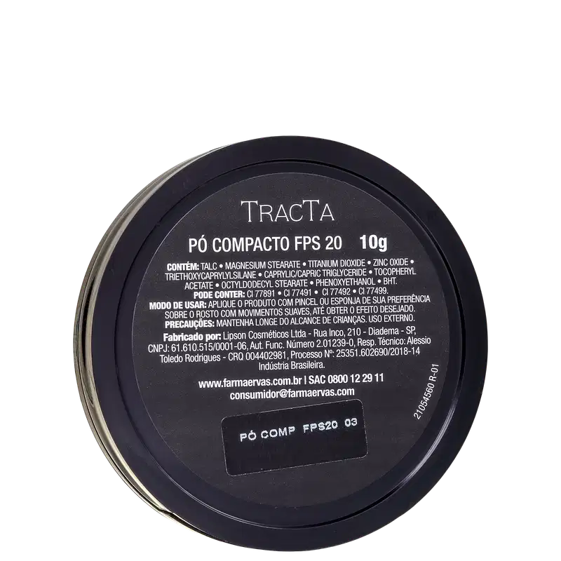 Tracta 03 FPS 20 - Pó Compacto 10g  