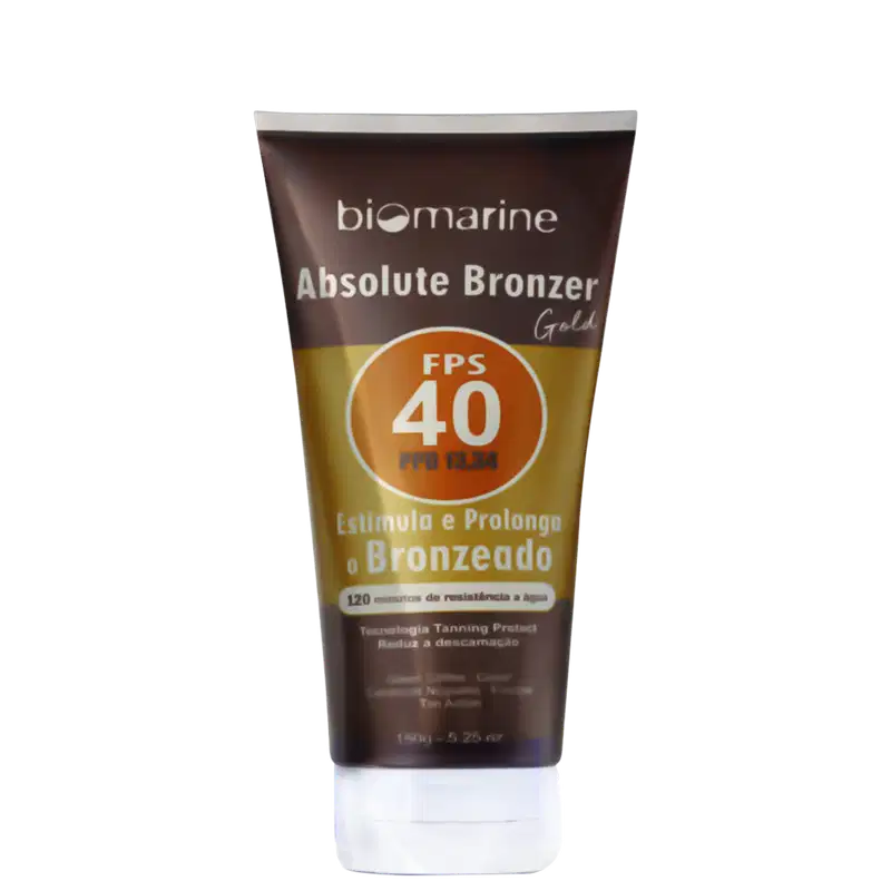 Biomarine Sun Marine FPS 40 Absolute Bronze - Protetor e Brozeador 150g