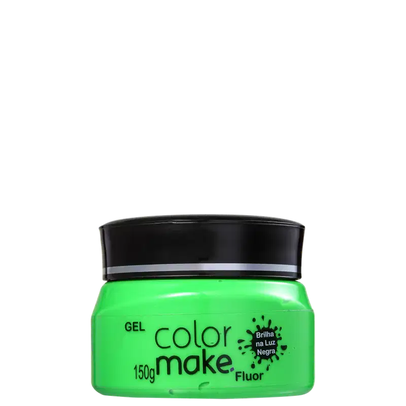 Colormake Fluor Verde - Tinta em Gel 150g