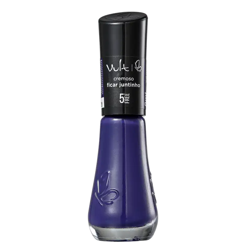 Esmalte Cremoso Roxo Ficar Juntinho 5Free  8ml