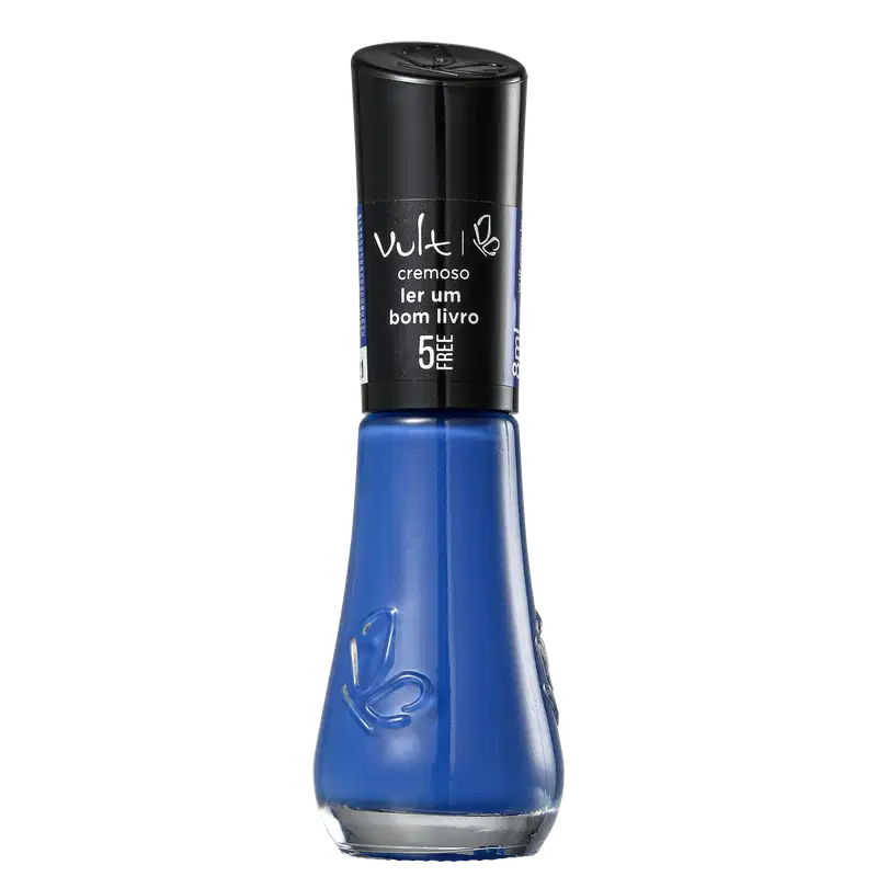 Esmalte Cremoso Azul Ler Um Bom Livro 5Free  8ml