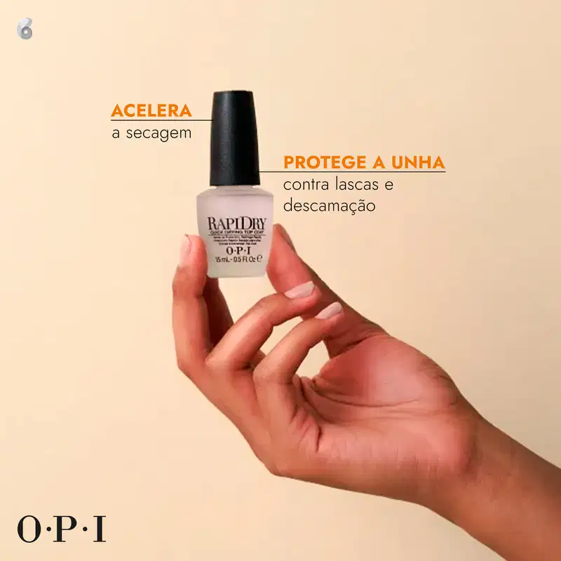 OPI RapiDry Top Coat - Secante para Esmalte 15ml
