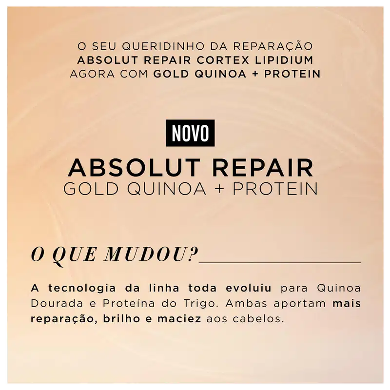 Kit L'Oréal Professionnel Serie Expert Absolut Repair Gold Quinoa + Protein Trio (3 Produtos)