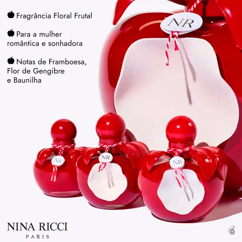 Nina Rouge Nina Ricci Eau de Toilette - Perfume Feminino 30ml