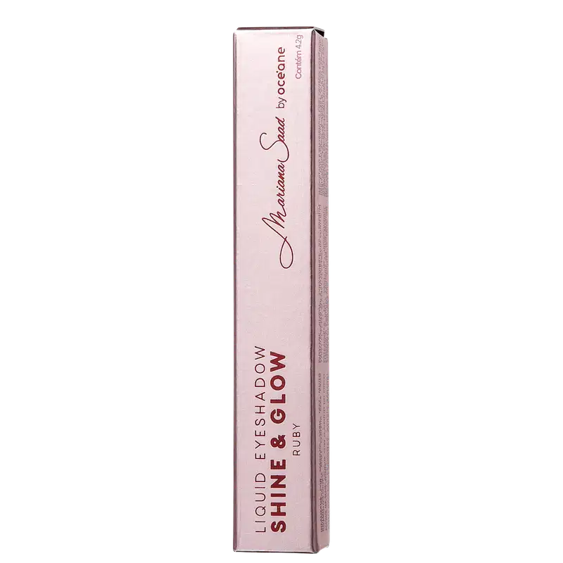 Mariana Saad by Océane Shine e Glow Ruby - Sombra Líquida 4,2g