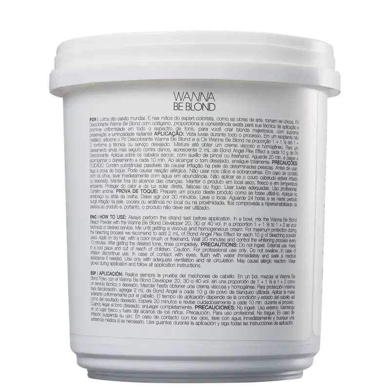Braé Wanna Be Blond - Pó Descolorante 500g