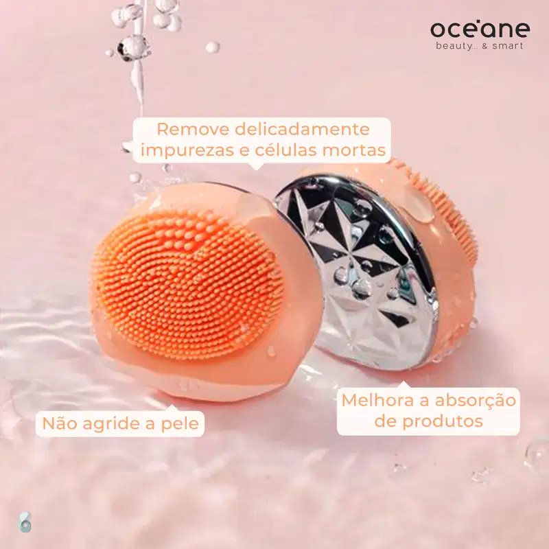 Océane Mini Facial Cleaner - Escova de Limpeza Facial