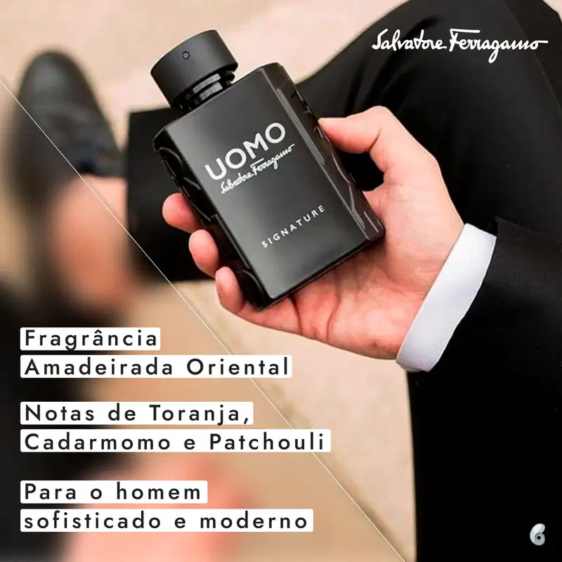 Uomo Signature Salvatore Ferragamo Eau de Parfum - Perfume Masculino 100ml
