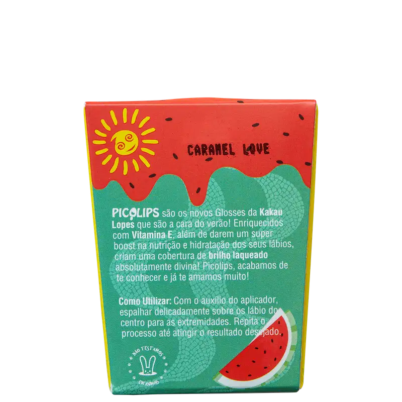 Kakau Lopes Picolips Caramel Love - Gloss Labial 3ml