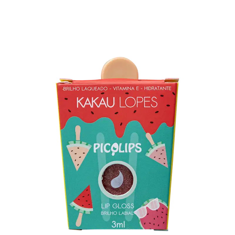 Kakau Lopes Picolips Tutti Fruti Love - Gloss Labial 3ml