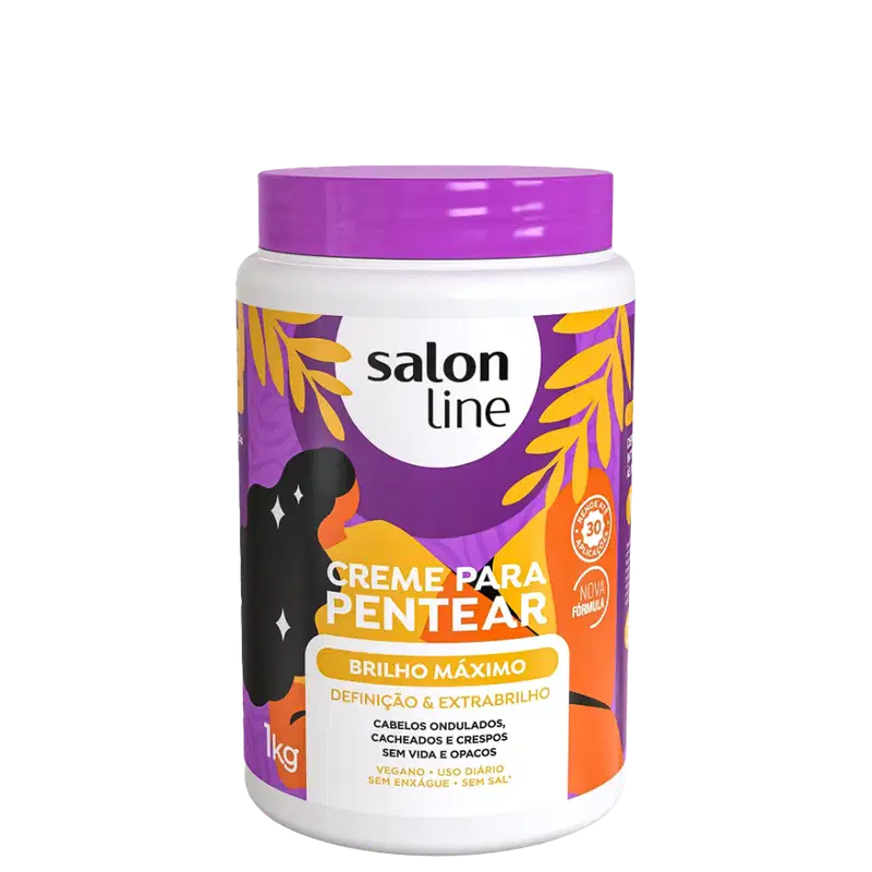 Salon Line Brilho Máximo - Creme de Pentear 1000g