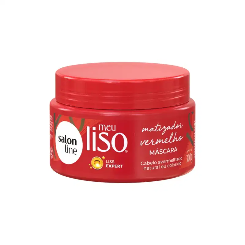 Salon Line Meu Liso Vermelho - Máscara Matizadora 300g
