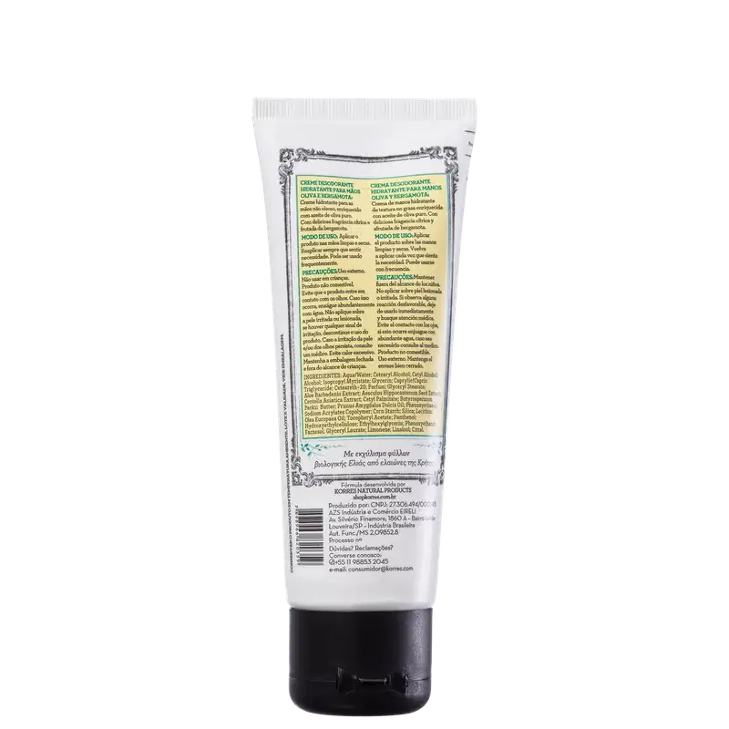 Korres Pure Greek Olive Flor de Oliveira - Creme para as Mãos 75ml