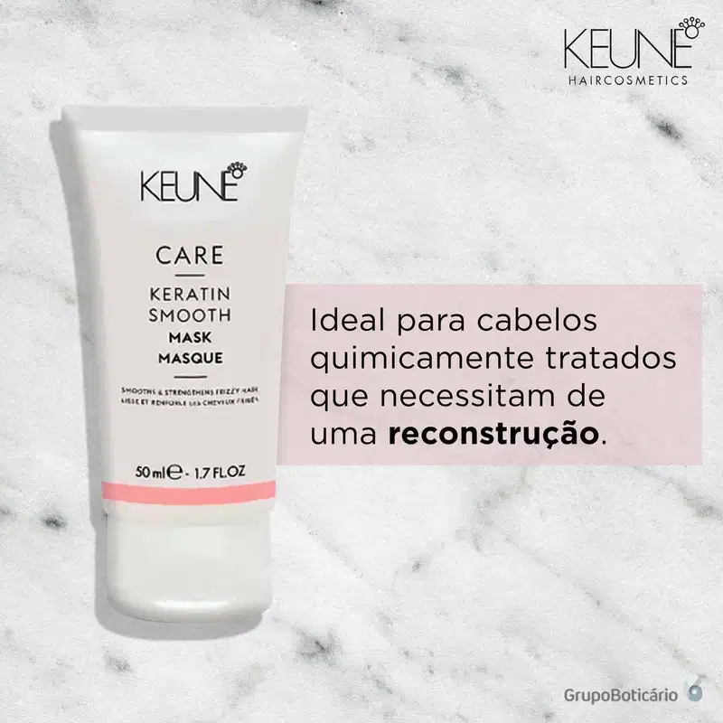 Keune Care Keratin Smooth - Máscara de Reconstrução 50ml