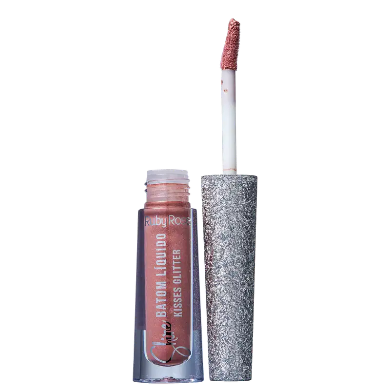 Ruby Rose Shine Kisses Glitter 368 - Batom Líquido 2,1ml