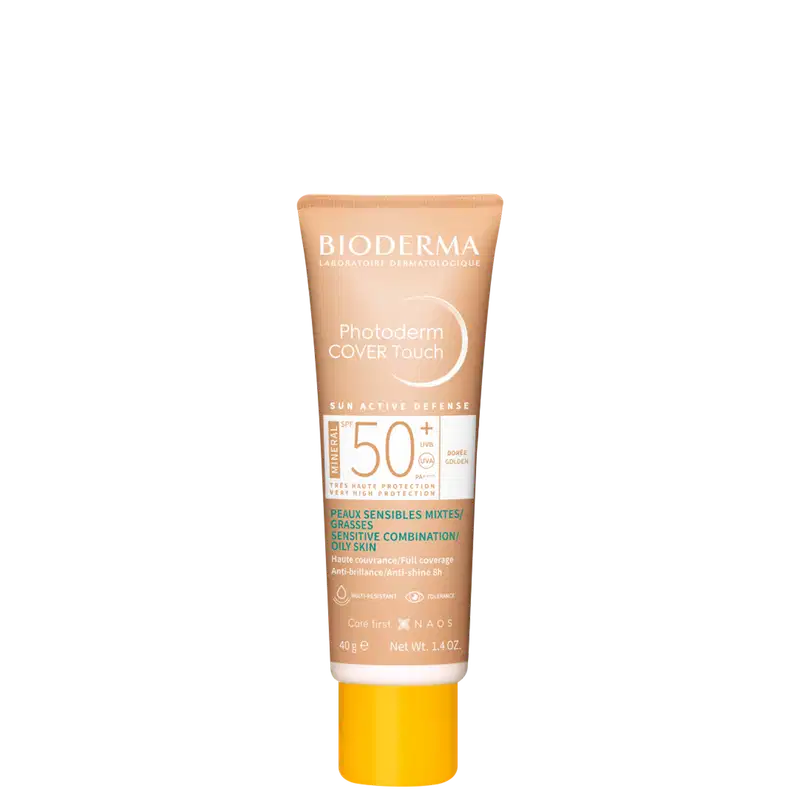 Bioderma Photoderm Cover Touch Mineral FPS 50+ 3.0 - Protetor Solar Facial 40g