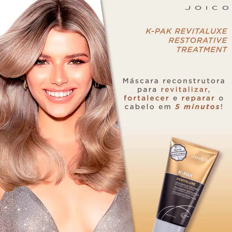 Joico K-PAK Revitaluxe Restorative Treatment - Máscara Capilar 150ml