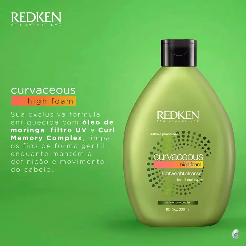 Redken Curvaceous High Foam - Shampoo 300ml