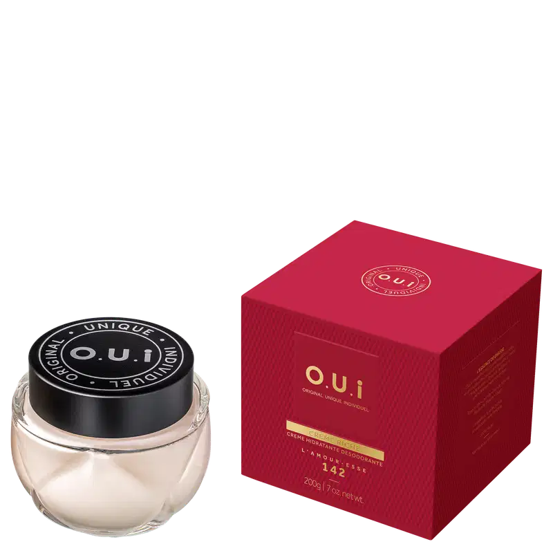 O.U.i Hidratante Desodorante Crème Riche L’Amour-Esse 142 200G