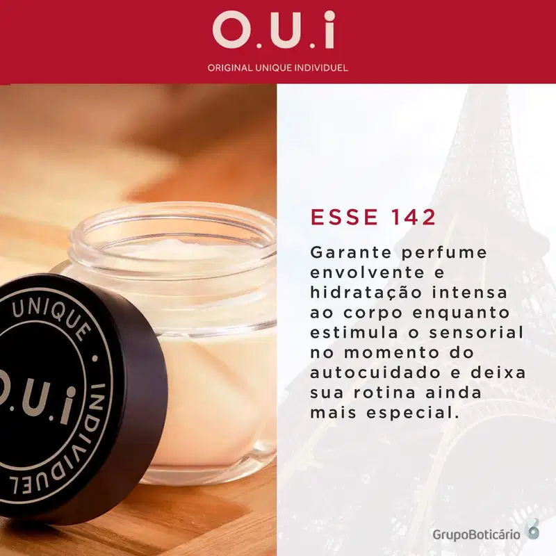 O.U.i L’Amour-Esse 142 - Creme Hidratante Desodorante Corporal 200g