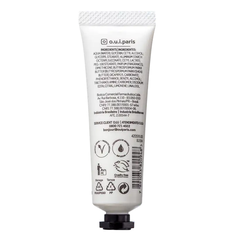 O.U.i Creme Hidratante para as Mãos Jardin de Grasse 30g