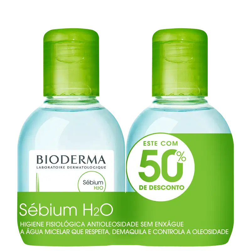 Kit Bioderma Sébium H2O Duo - Água Micelar 2x100ml