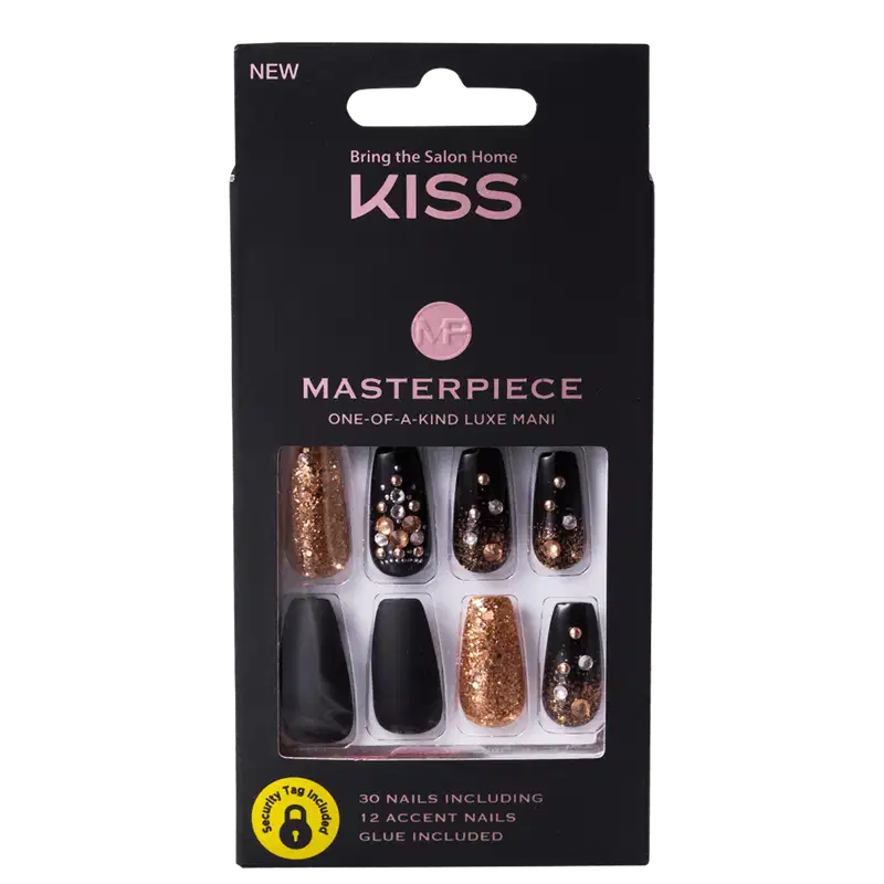 Kiss New York Masterpiece Over The Top - Unhas Postiças (30 Unidades)
