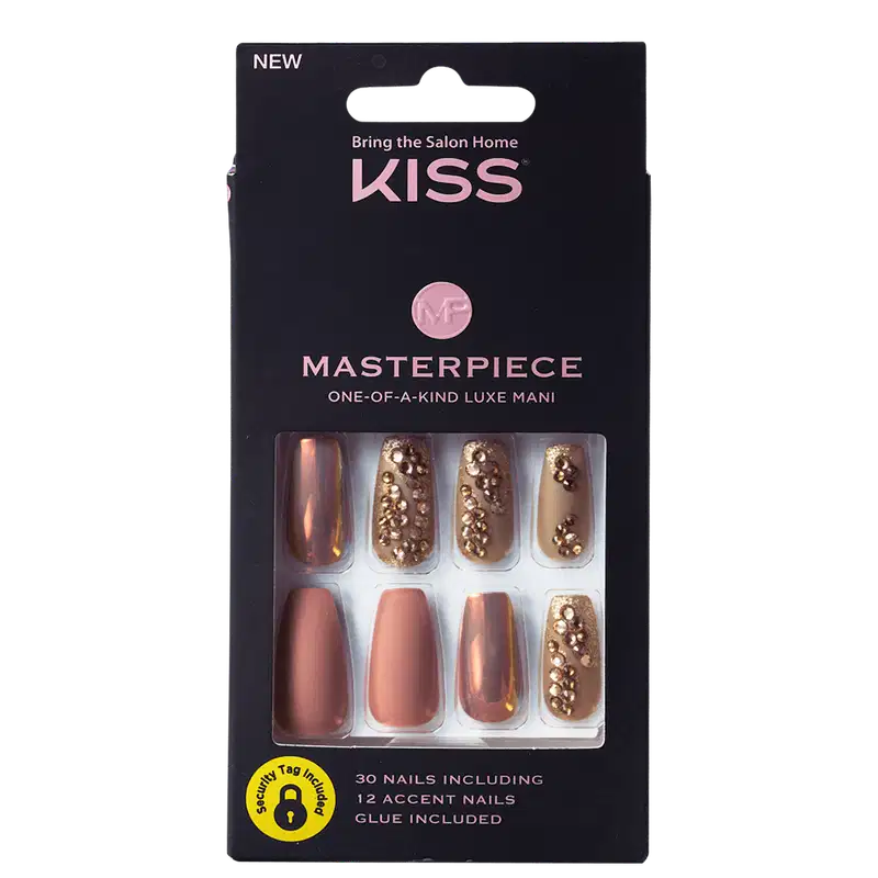 Kiss New York Masterpiece Treasure You - Unhas Postiças (30 Unidades)
