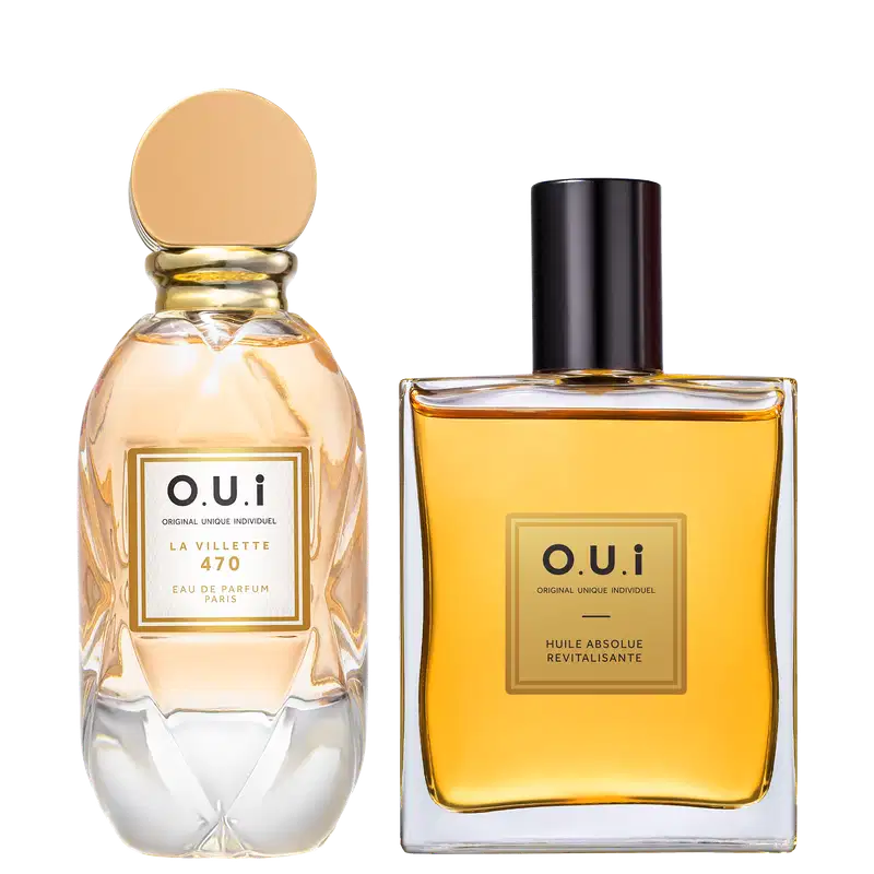 Kit O.U.i La Villette 470 & Rouge Luxe - Eau de Parfum, 75ml + Óleo Absoluto Revitalizante, 100ml