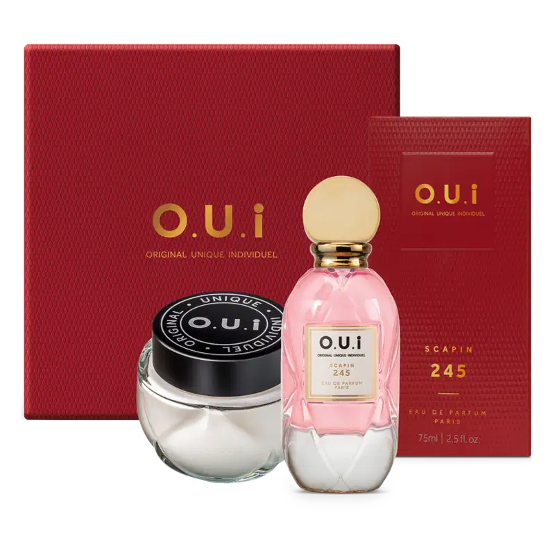 O.U.i Kit Scapin 245 - Eau de Parfum 75ml + Crème Riche 200g