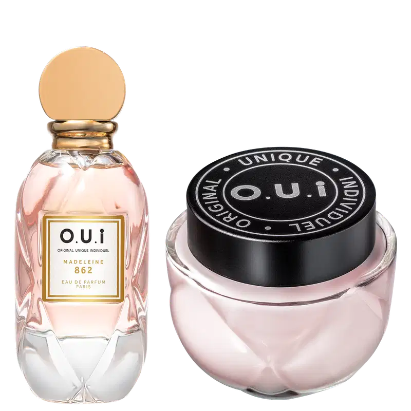 Kit O.U.i Madeleine 862 Feminino - Eau de Parfum 75ml + Creme Hidratante Corporal 200g