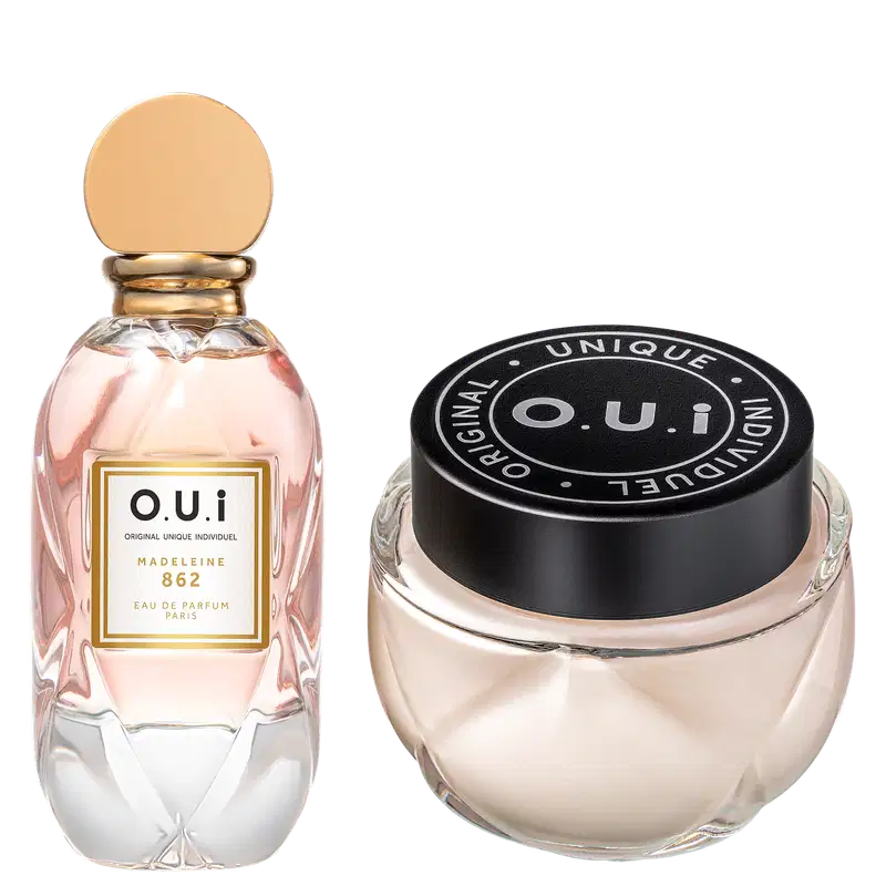 Conjunto Madeleine 862 & L’Amour-Esse 142 O.U.i Feminino - Eau de Parfum 75ml + Hidratante Corporal 200g