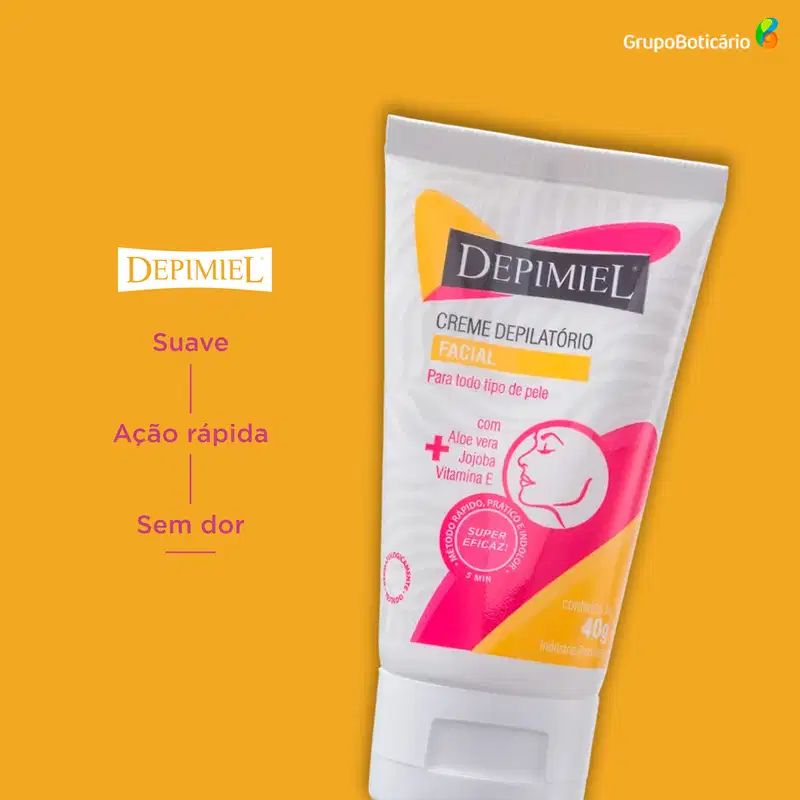 Depimiel - Creme Depilatório Facial 40g