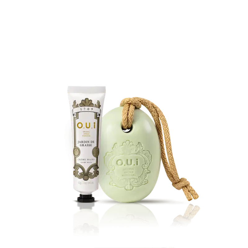 Kit O.U.i Jardin de Grasse - Sabonete em Barra 190g + Creme de Mãos 30g
