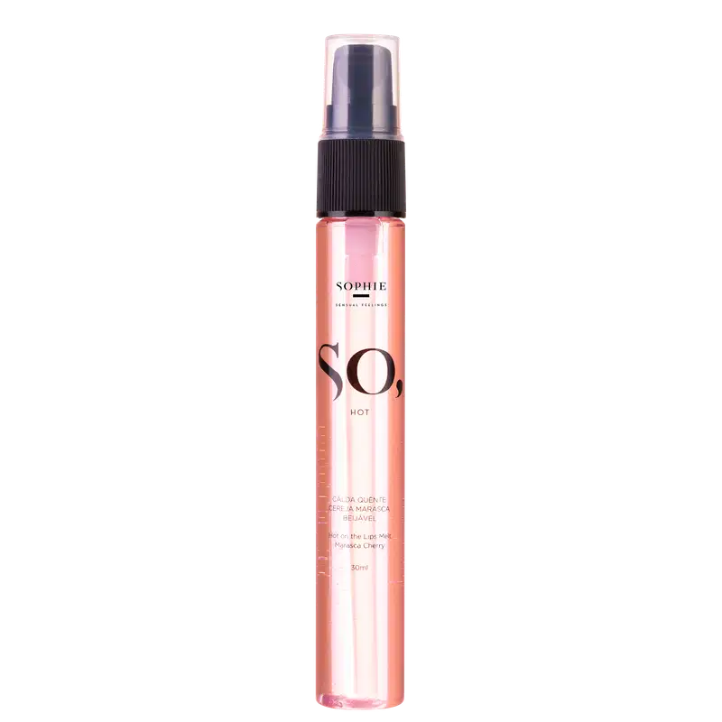 Sophie Sensual Feelings So Hot Calda Quente Cereja Marasca - Óleo Corporal 30ml