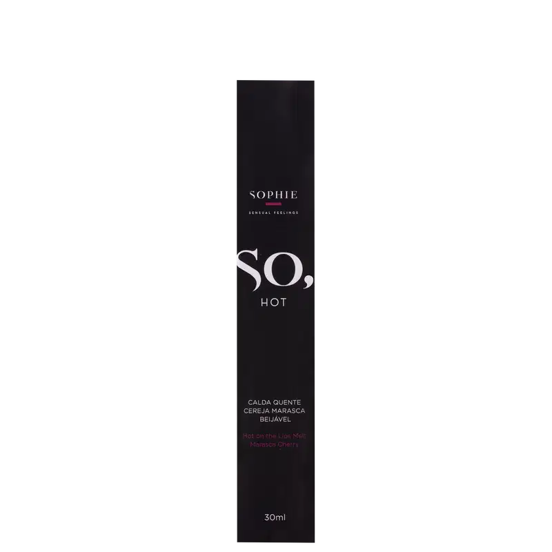 Sophie Sensual Feelings So Hot Calda Quente Cereja Marasca - Óleo Corporal 30ml