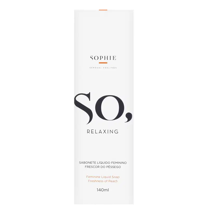 Sophie Sensual Feelings So Relaxing Frescor do Pêssego - Sabonete Líquido 140ml