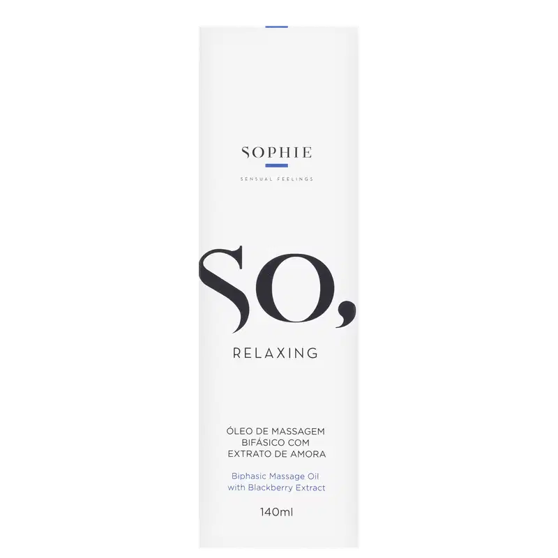 Sophie Sensual Feelings So Relaxing Extrato de Amora - Óleo Bifásico Corporal 140ml