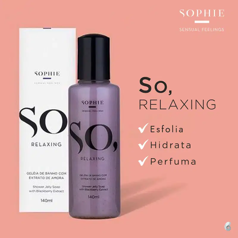 Sophie Sensual Feelings So Relaxing Geleia de Banho - Sabonete Líquido 140ml