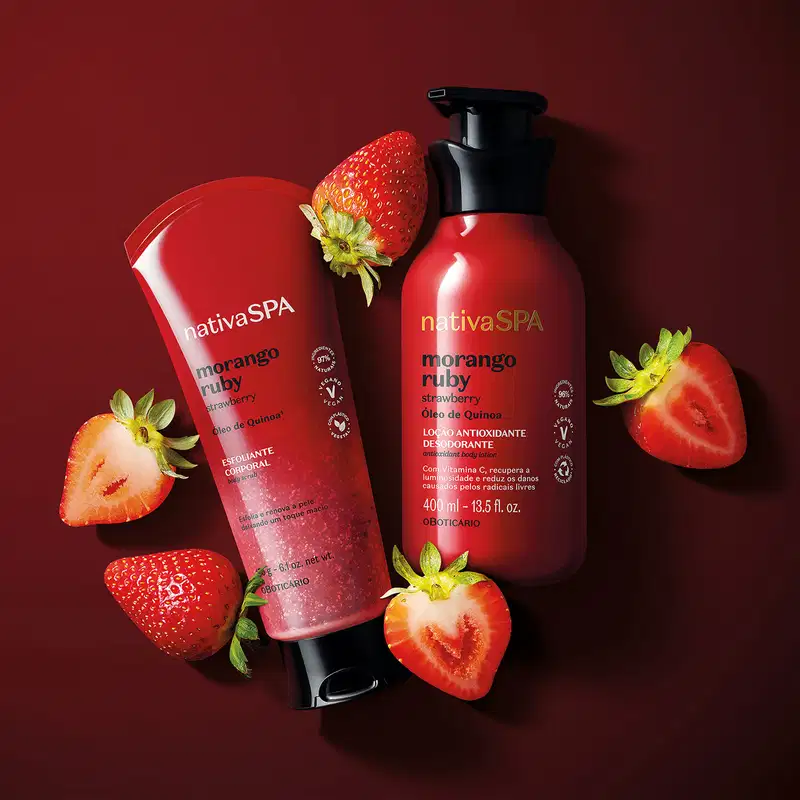 Esfoliante Corporal Nativa SPA Morango Ruby 175g