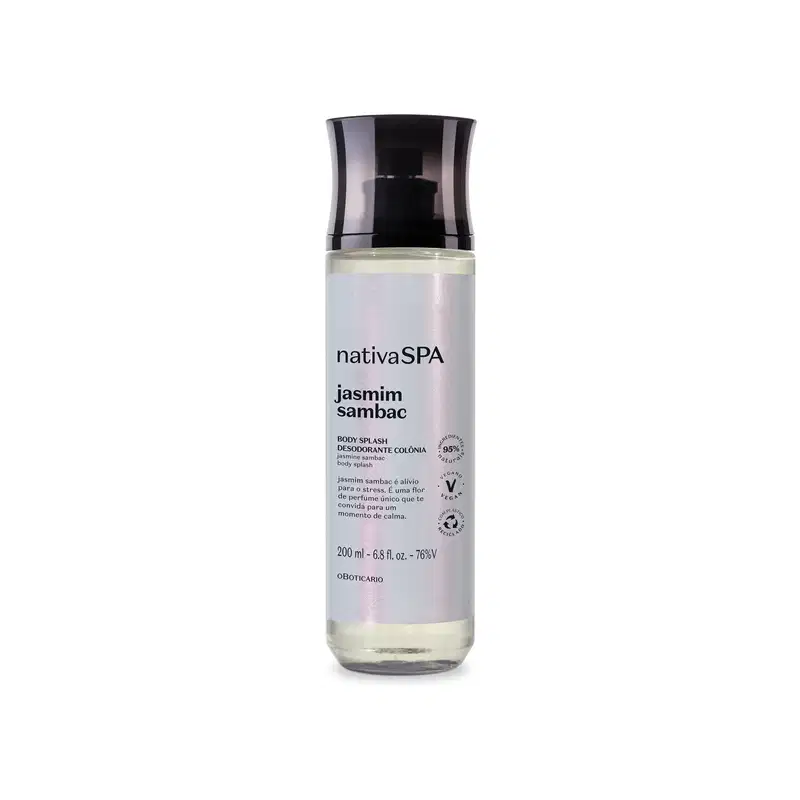 Combo Nativa SPA Jasmim Sambac: Loção Corporal 400ml + Body Splash 200ml