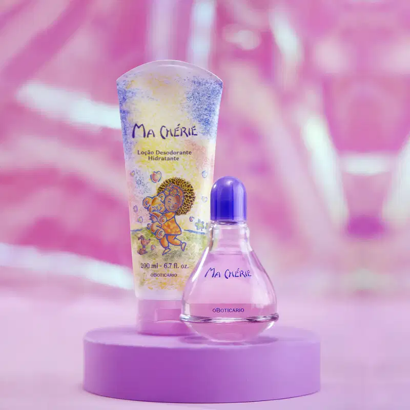 Combo Ma Chérie: Desodorante Colônia 100ml + Loção Desodorante Hidratante 200ml