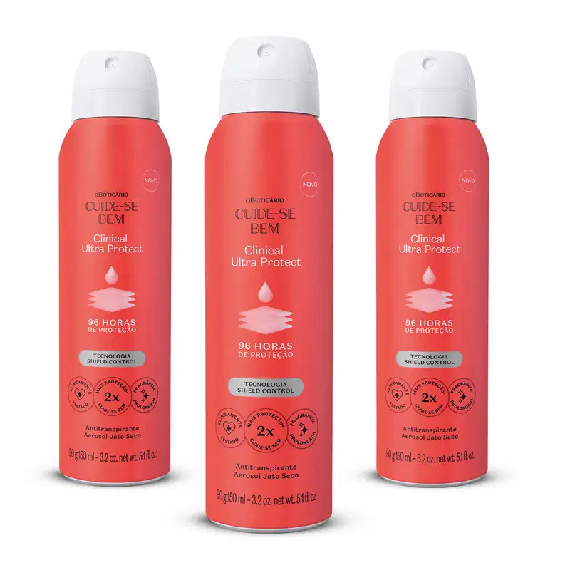 Kit Cuide-se Bem o Boticário Clinical Ultra Protect Trio (3 Unidades)