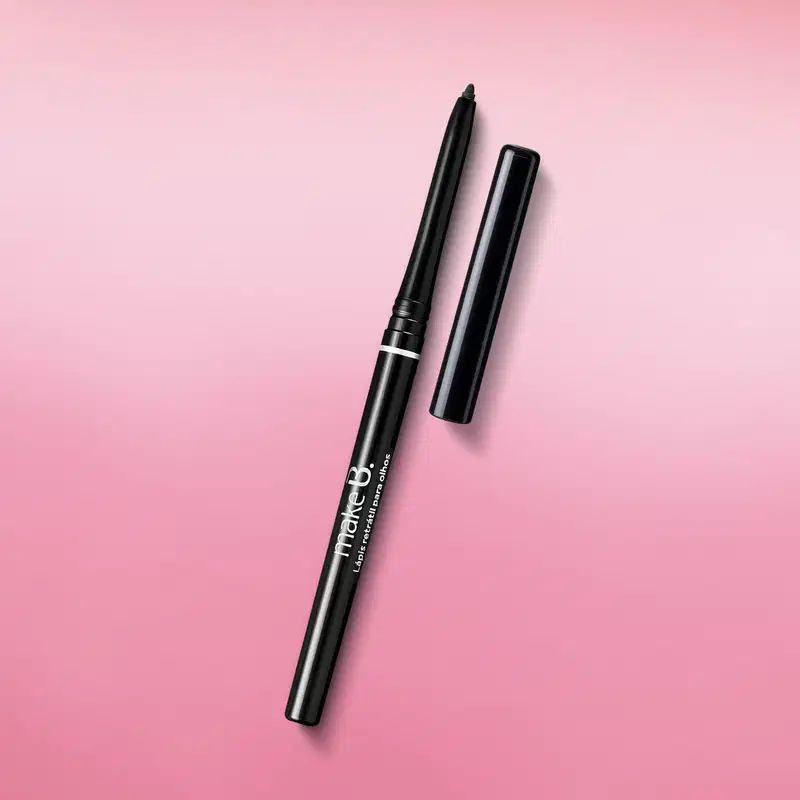 Lápis Retrátil para Olhos Preto Make B.