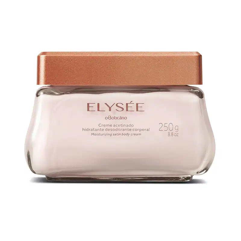Creme Acetinado Hidratante Desodorante Elysée, 250ml