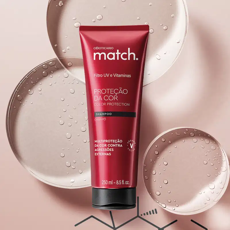 Shampoo Match. Proteção da Cor 250ml