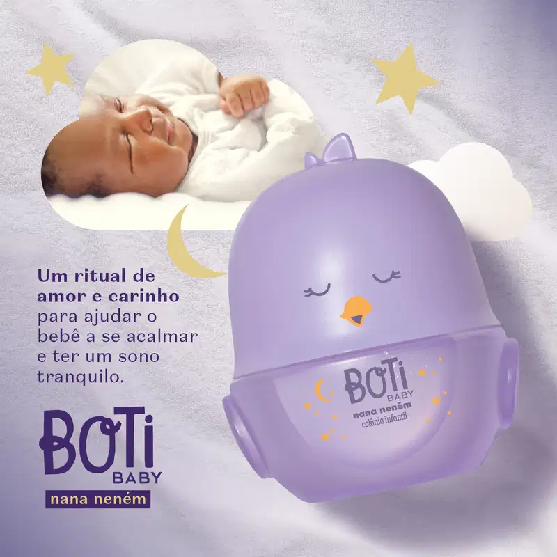 Colônia Infantil Baby Boti Nana Neném 100ml