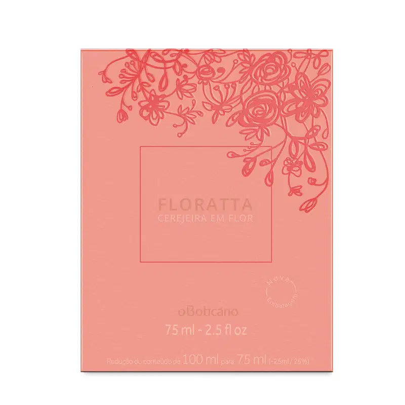 Floratta Cerejeira em Flor o Boticário - Desodorante Colônia Feminino 75ml