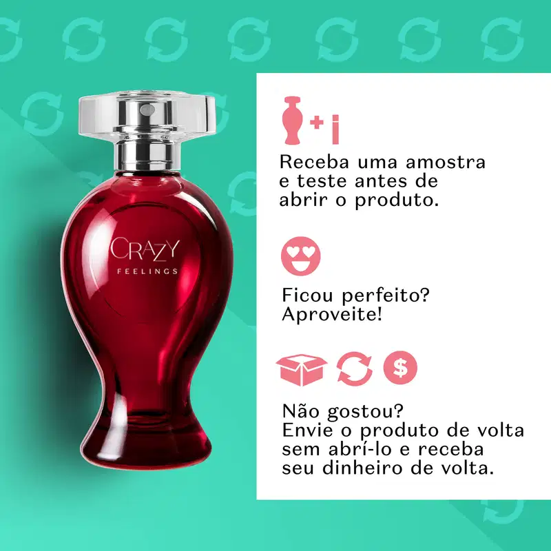 Boticollection Crazy Feelings o Boticário - Desodorante Colônia Feminino 100ml