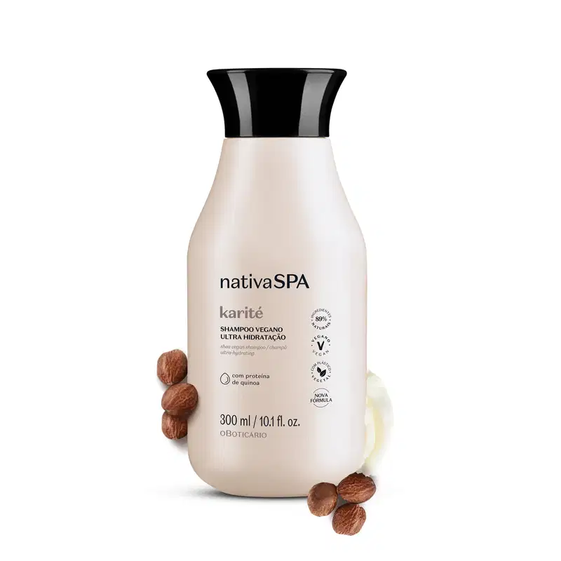 Shampoo Vegano Ultra Hidratação Nativa Spa Karité 300ml